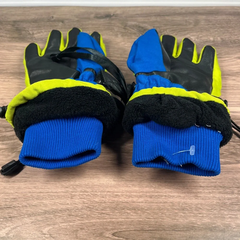 VTG 2005 Nickelodeon SpongeBob SquarePants Thinsulate Winter Gloves Boys Blue L